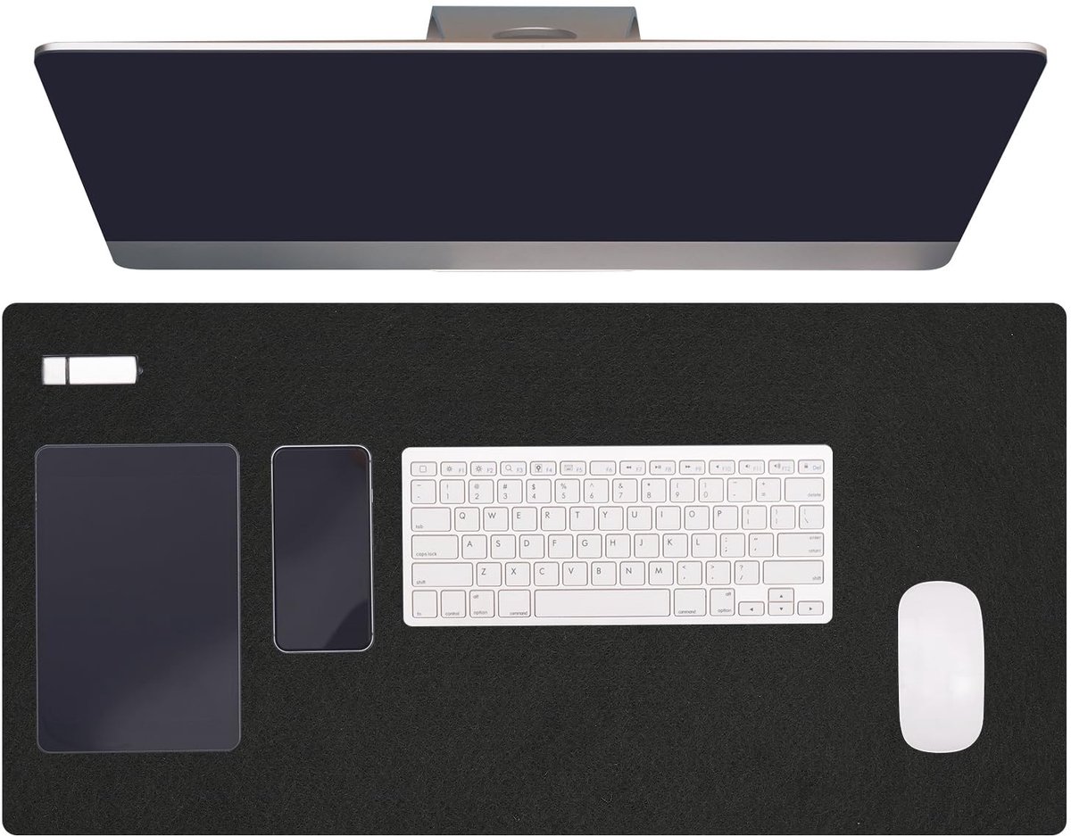 Dailygoods - Grote Vilt Desk Protector - Antislip en Duurzaam 80x40cm