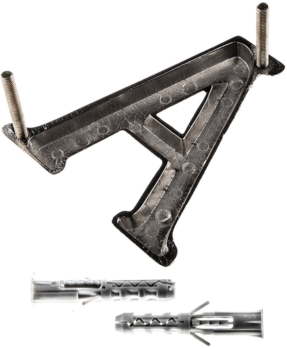 Dailygoods - Aluminium Huisnummer A 10 cm - Elegant Huisnummerbordje van Geanodiseerd Aluminium