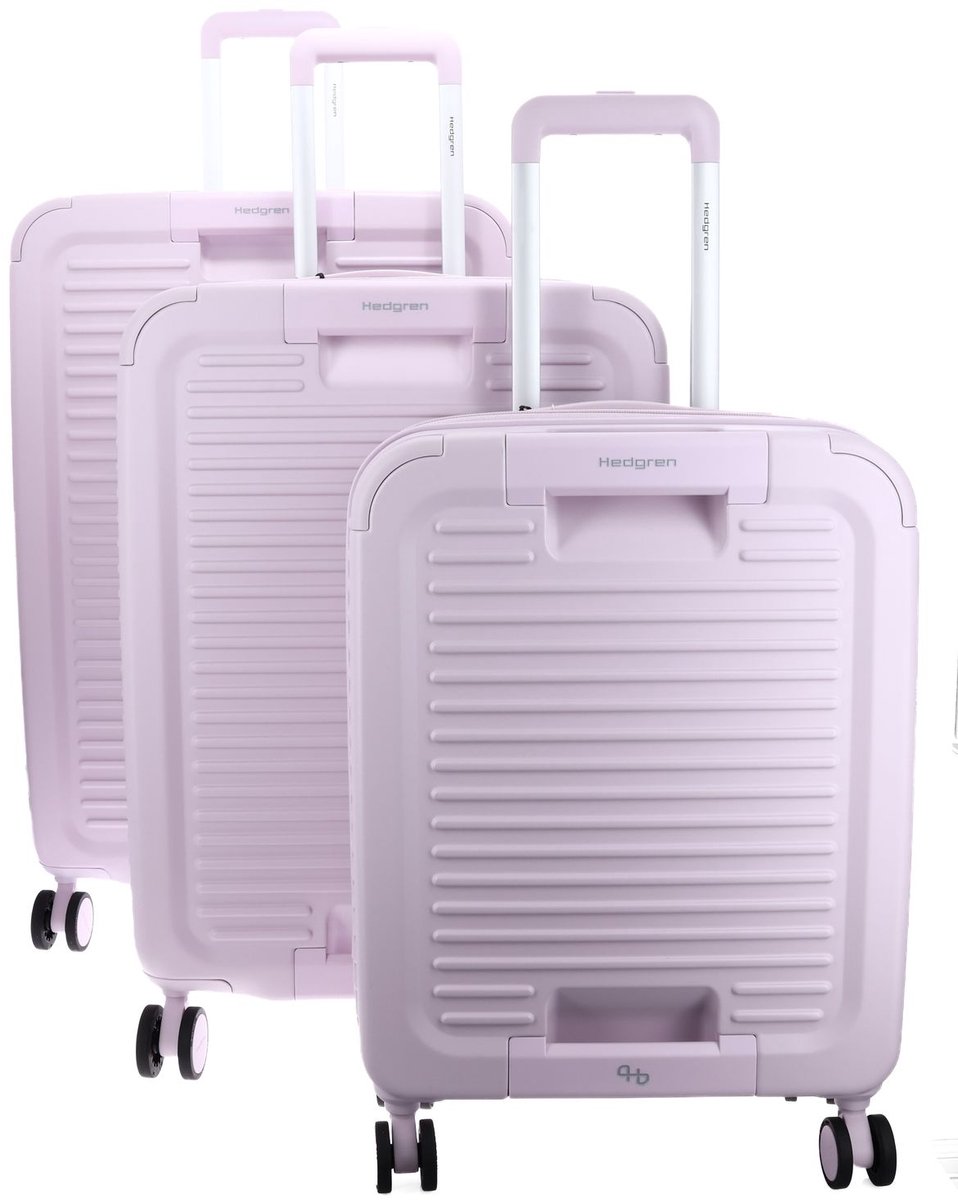 Hedgren trolley Raku Yuno Set XS / M+ / L+ Orchid Ice paars 55cm