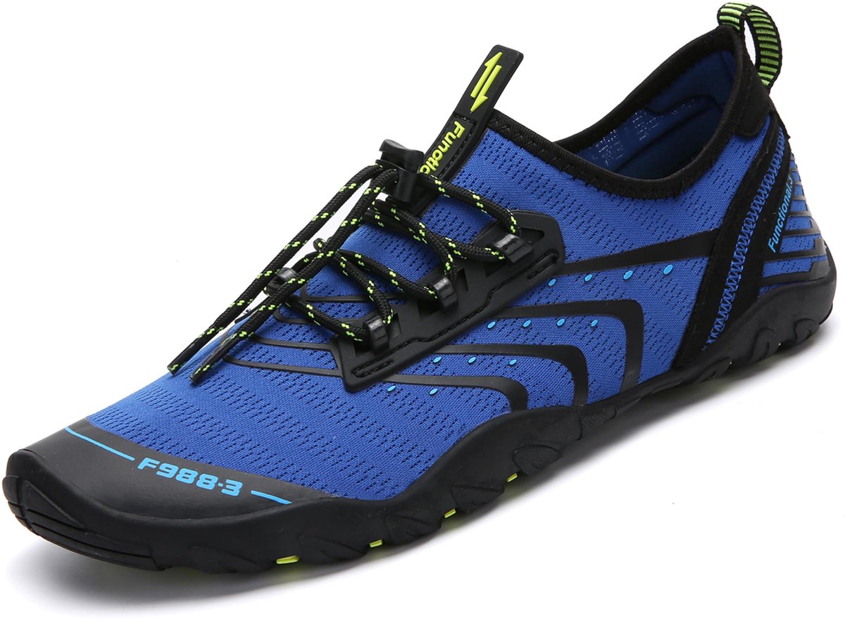 SnelShoppen - Saguaro Waterschoenen voor Dames en Heren - Ademend, Sneldrogend, Antislip, Lichtgewicht, Nat Blauw, Maat 42 EU - Perfect voor Strand, Z