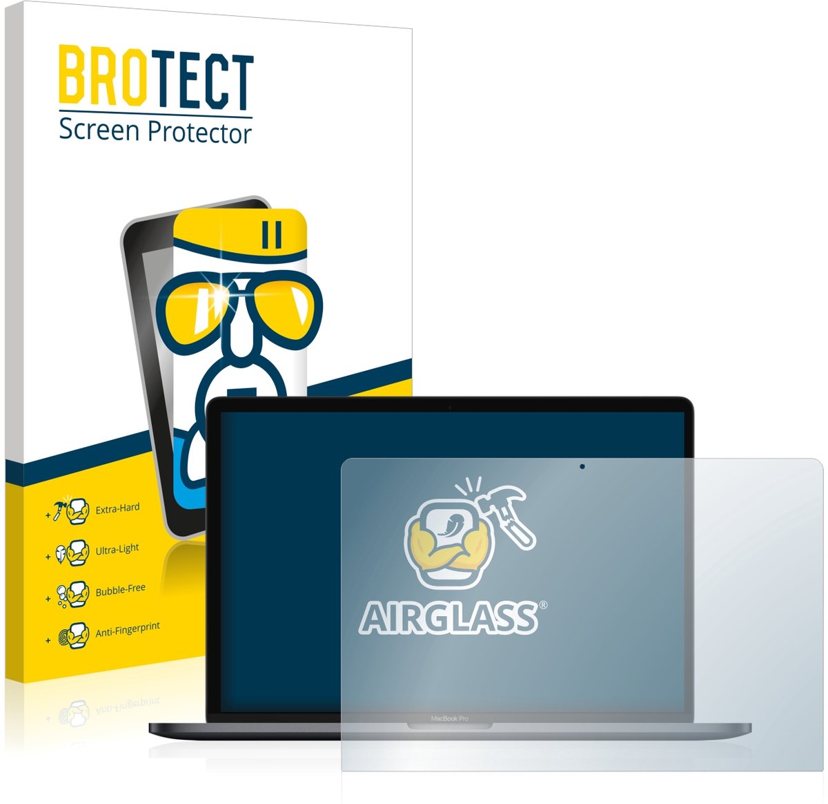 Screenprotector voor Apple MacBook Pro 15" 2019 Beschermglas transparant