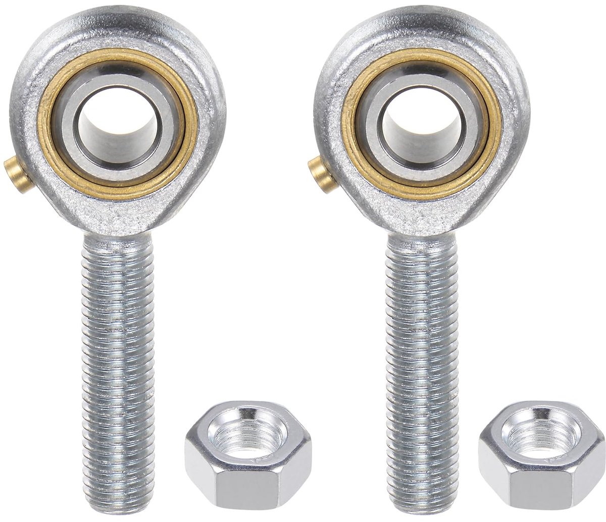 Dailygoods - 2 Stuks Hinge Bearings voor Verbindingen van Gegalvaniseerd Staal