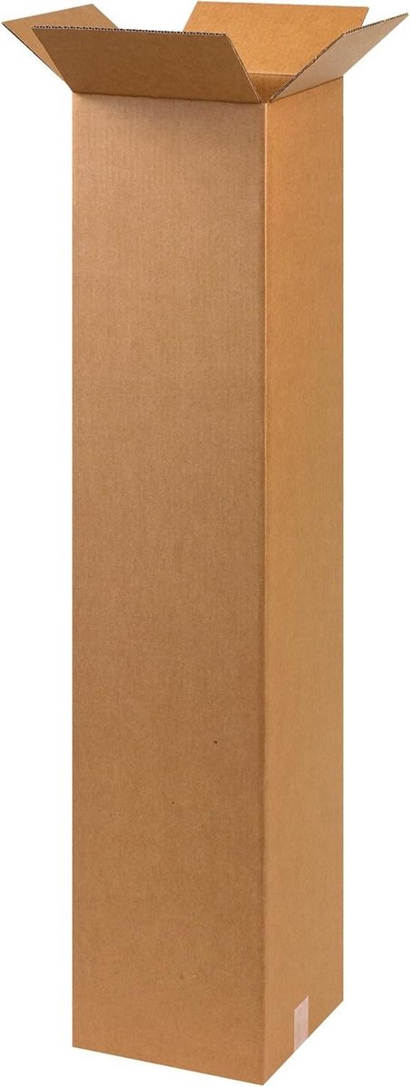 Verhuisdozen - Verzenddozen Kartonnen - Lange Items Verpakken - Alternatief Voor Buizen - 10x10x48 Inch - Kraft