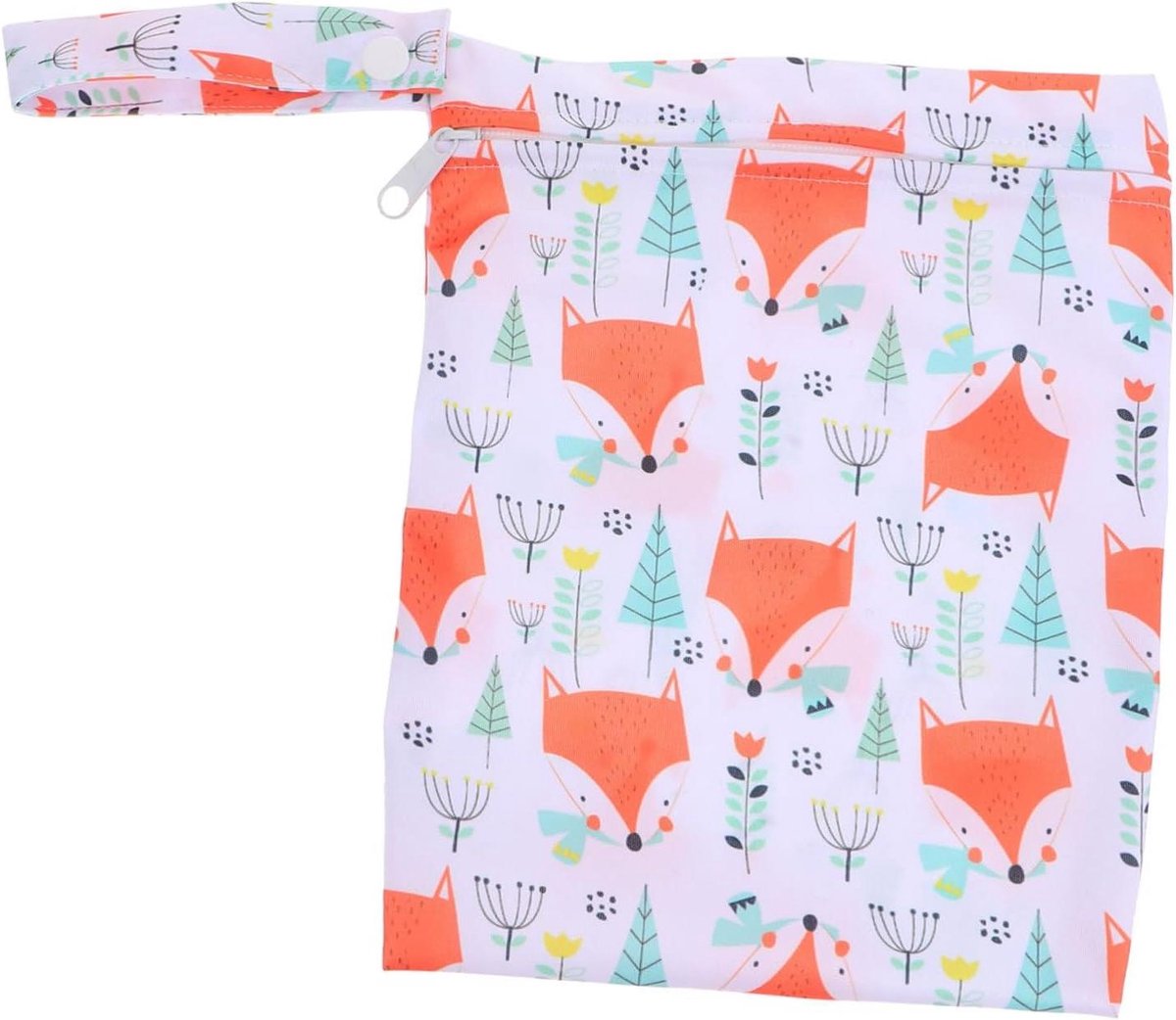Opbergtas Luiers - Natte Droge Tas - Baby Benodigdheden - Waterdicht TPU Materiaal - 24.5x19cm - Oranje