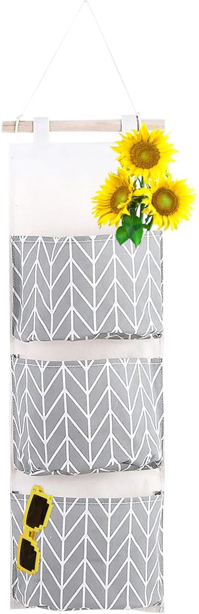 Hangorganizer, wandorganizer, hangende tas, deur, hangopslag, camping, opbergtas voor kast, kantoor, deur, badkamer, kinderkamer, hangmand, hangtas.