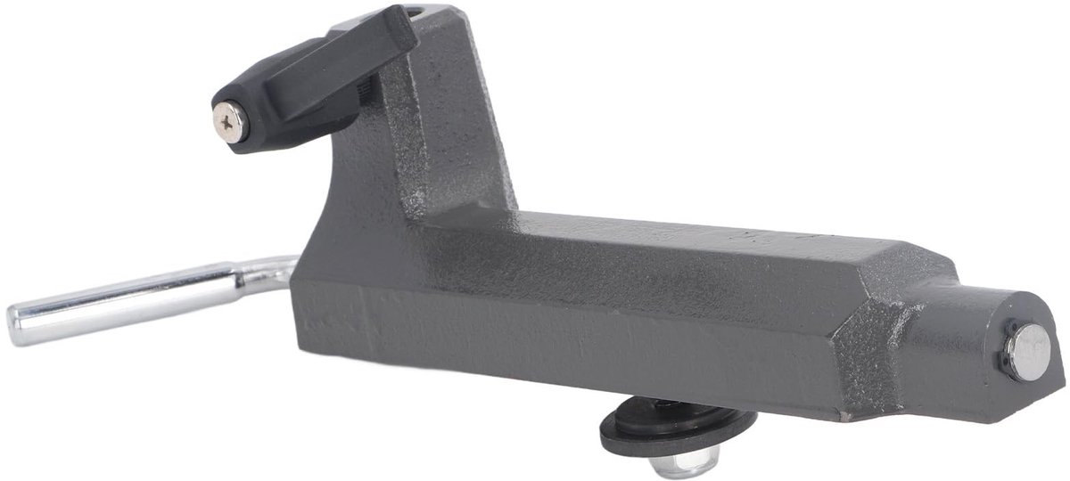 Dailygoods- Houtdraaibank Gereedschaphouder - Gietijzer - Stabiele Ondersteuning - 16 mm Gatdiameter - 5/8 Inch Compatibel - Duurzaam Materiaal - Draaibankaccessoire