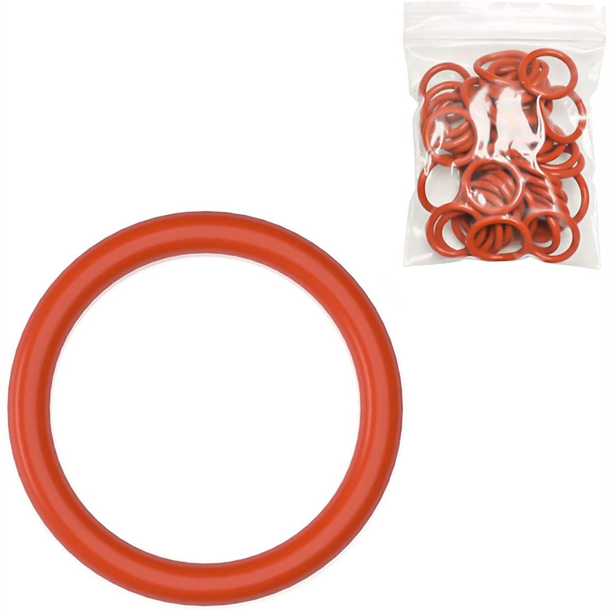 Dailygoods- Olieafvoerplug O-ring 50 Stuks - Vervangingsonderdelen - Hoge Kwaliteit - Voorkom Lekkage - OEM Materiaal - Iconische Oranje Kleur