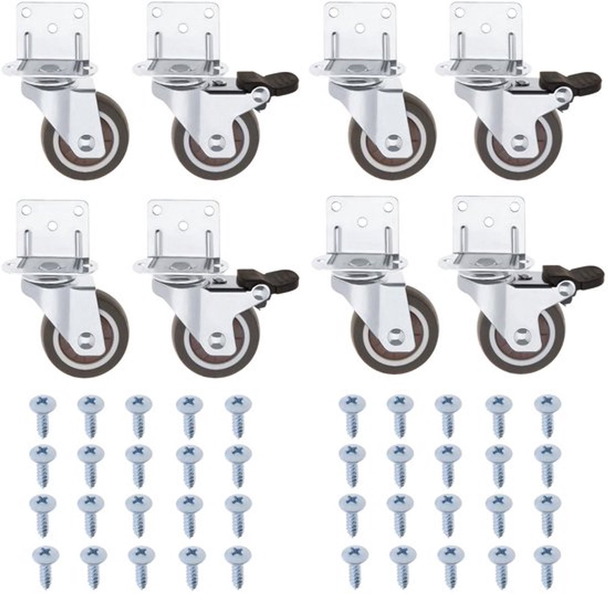 Store_9 - Swivel Wielen - Meubel Wielen - Duurzaam - 1 inch