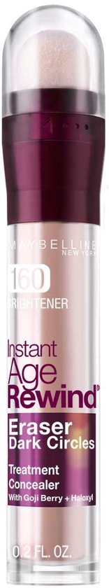 Maybelline Instant Age Rewind Concealer pen, tint 160, met applicator.