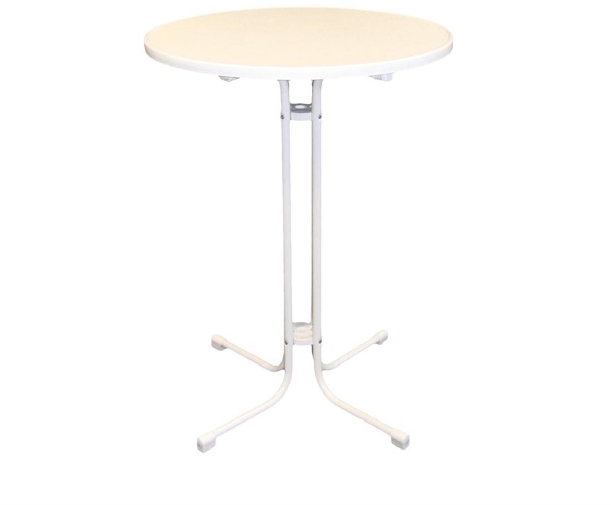 Statafel Monaco - Wit - 80cm H851