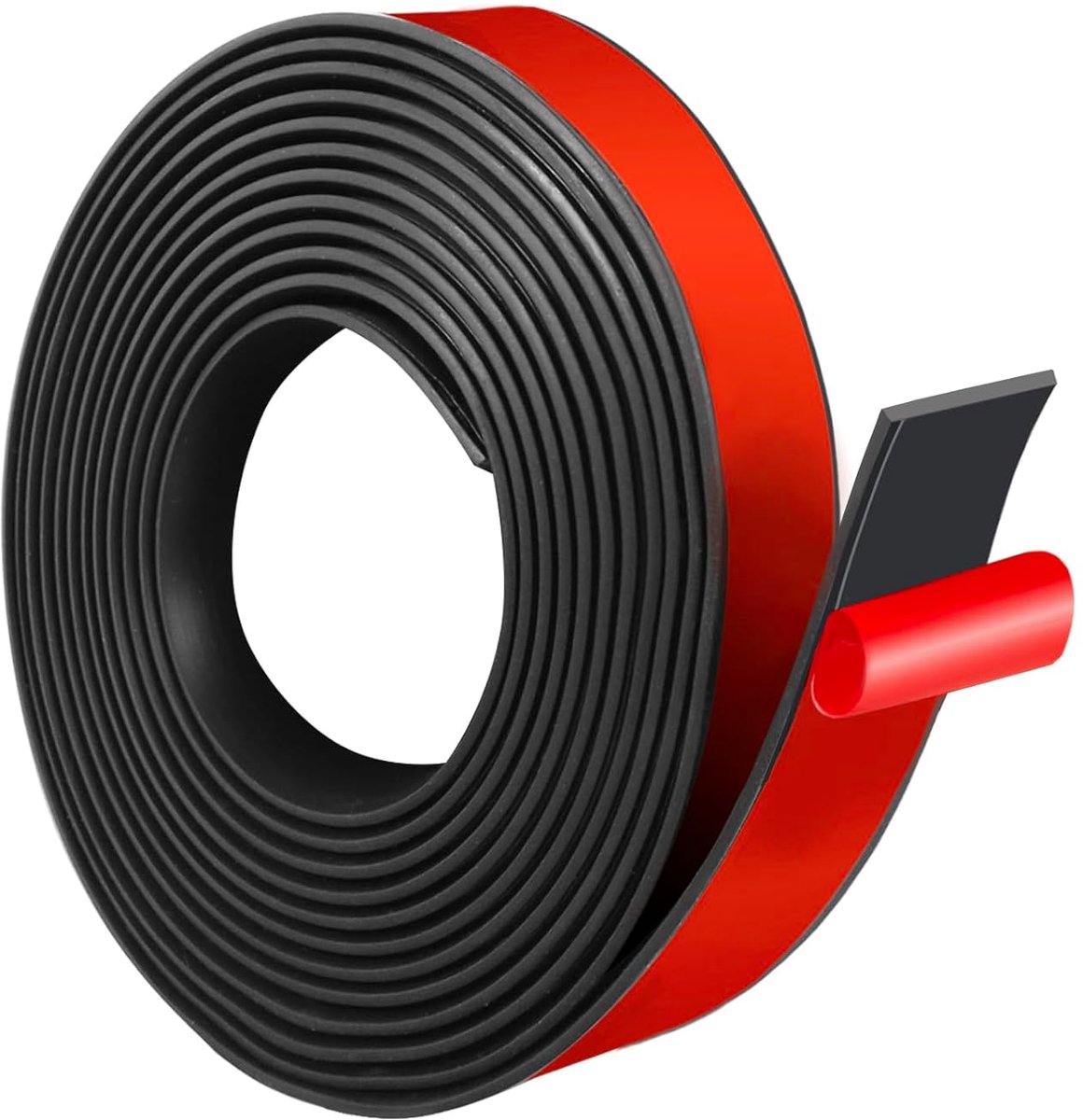 Rubber Strip, Massief Rubberen Profiel, 20mm x2mm x3m Neopreen Strip Voor Afdichtingen, DIY, Vloerbescherming, Anti-Vibratie, Anti-Slip