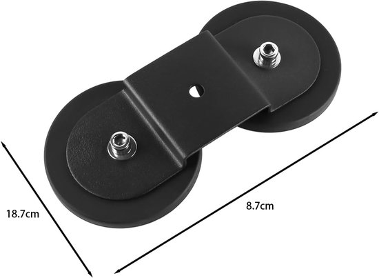 88mm magnetische montagebeugels voor de motorkap of het dak om lichtbalken te monteren Lichtbalk montagebasis met rubber en sterke magnetische — afbeelding 5