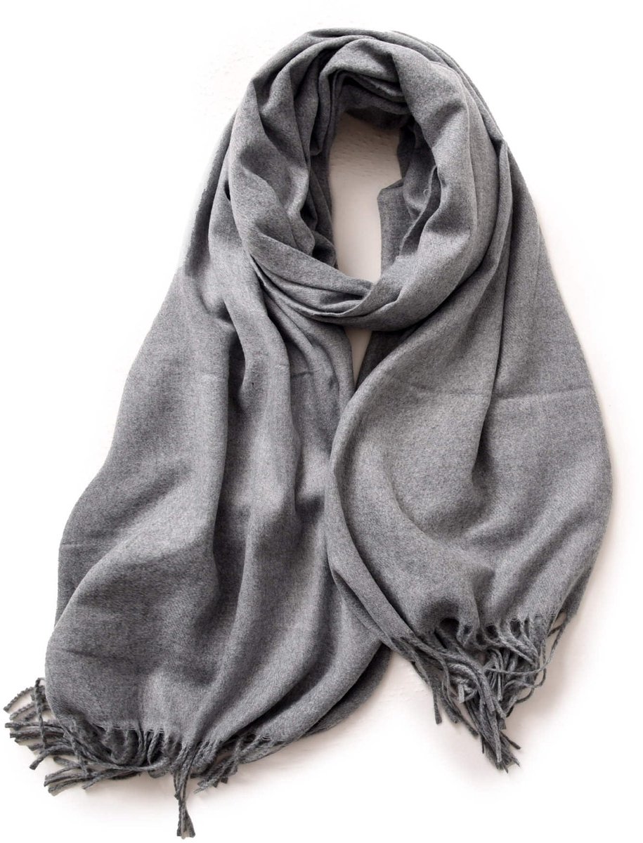 XXL Sjaal voor Dames & Heren - Kasjmier & Merino Gevoel - Super Zachte Pashmina 180x65 cm voor Winter & Herfst - Elegante Omslagdoek, Stola voor Bruiloft & Feest