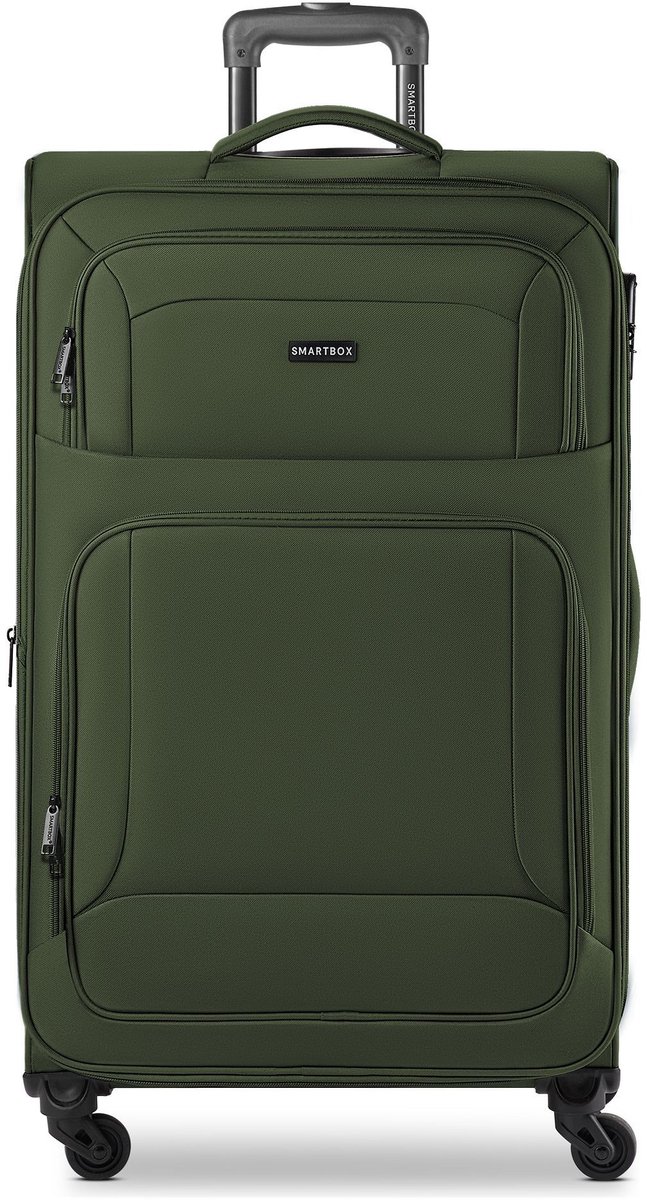 Smartbox Edition 04 4 wielen Trolley 78 cm met uitbreidingsplooi - Zachte bagage - Combinatieslot - slate-green