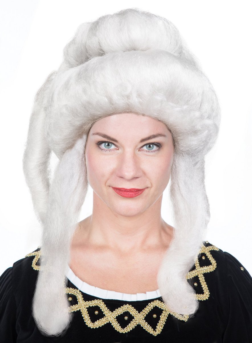 Barok Pruik Met Knot