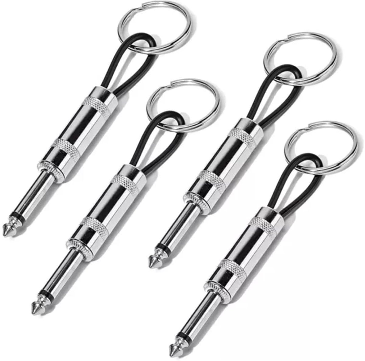 4 stuks sleutelhangers voor wandmontage, gitaar-sleutelhanger, sleutelhanger, haak sleutelhanger, wandmontage, sleutelhouder voor sleutelhanger, Amp
