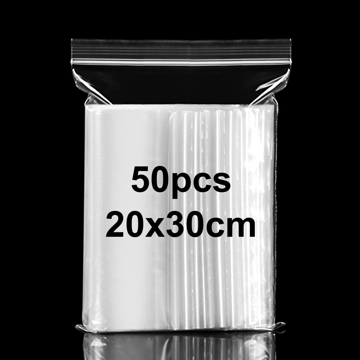 Dailygoods- Opbergtas 20x30cm - Hersluitbare Plastic Zak - 50 Stuks - Vochtbestendig - Antimicrobieel - Duurzaam Polyethyleen - Ziplock Zakken