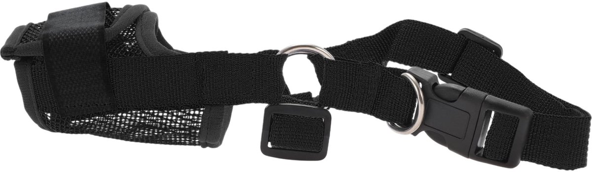 Dailygoods- Hondenmuilkorf Zacht - Verstelbare Muilkorf - Ademend Netmateriaal - Geschikt voor Kleine/Middelgrote/Grote Honden - Ideaal voor Dierenarts en Wandelen - Comfortabel en Lichtgewicht