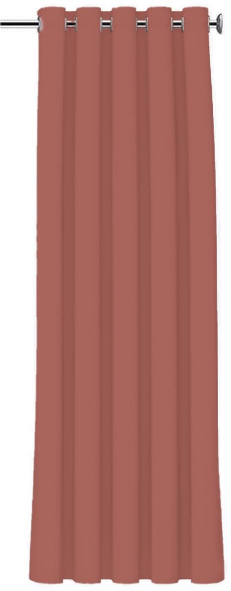 Verduisteringsgordijn, 140 x 240 cm, effen, Essential Terracotta