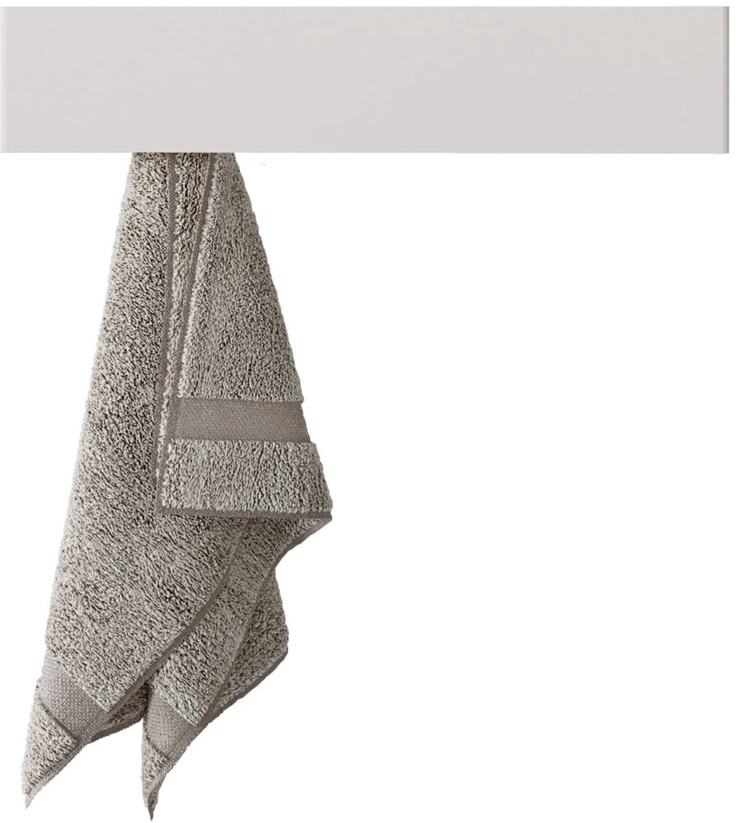 Handdoekhouder, 40 cm, gastendoekhouder, roestvrij staal, handdoekstang, wandmontage, voor badkamer en keuken, accessoires, opslag, badkamer, PUGI