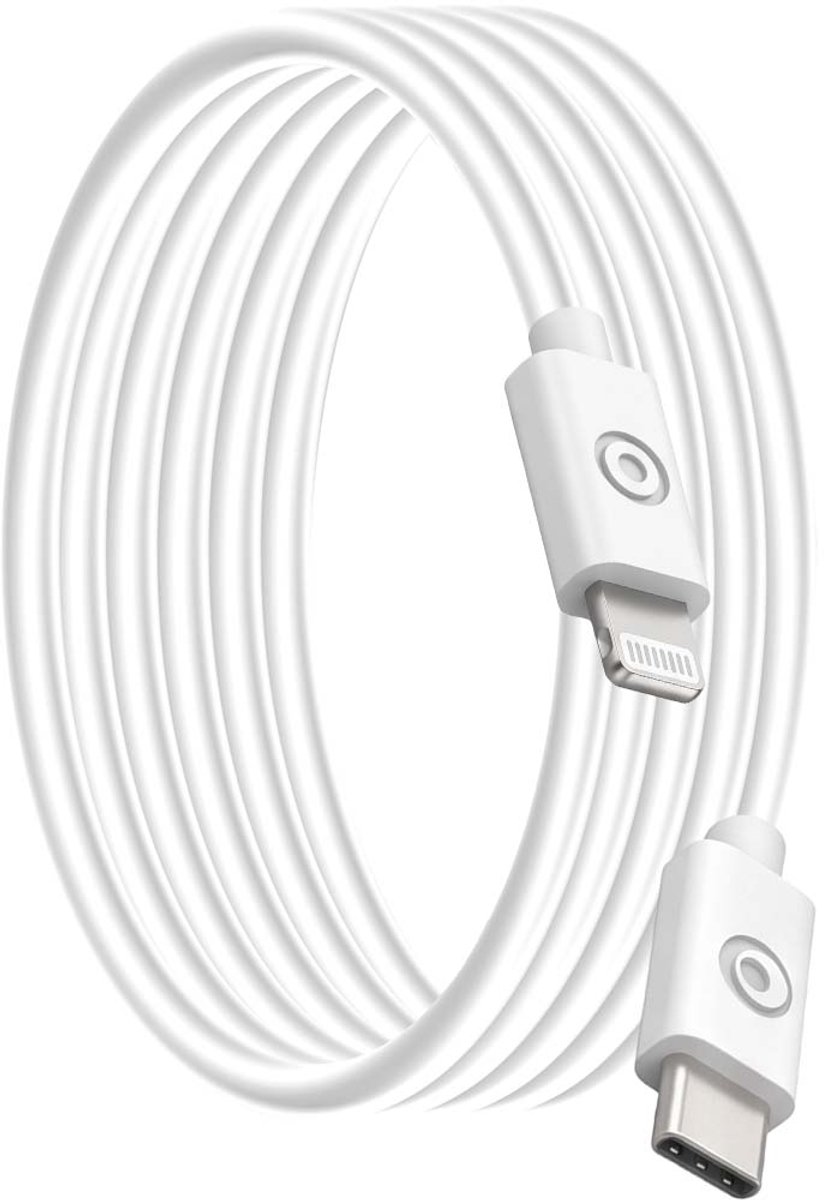 Bigben Connected, USB-C naar Lightning Oplaadkabel 3A - 1.2m, Wit
