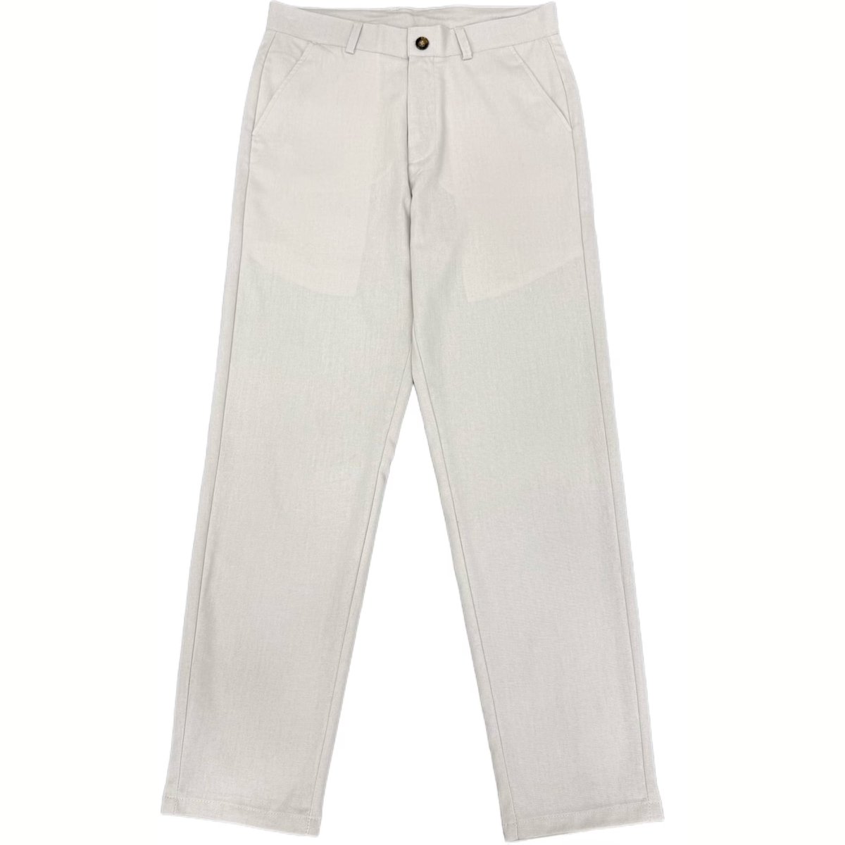 Currero Linnen Broek Heren - Zomerbroek - Volwassenen - Lange Broek - Pantalon - Strandbroek - Zomer - Ibiza Stijl - Lichtgrijs M