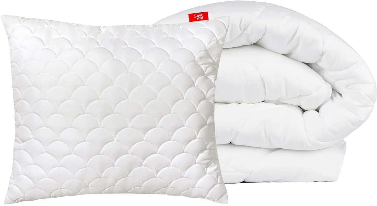 Dailygoods - Premium Wit Dekbedset met Kussen - Hypoallergeen en Anti-Mijt