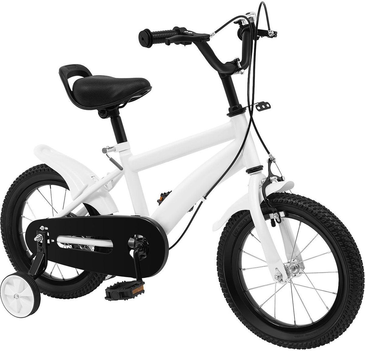 Dailygoods Kinderfiets 14 Inch met Steunwielen Fiets voor en