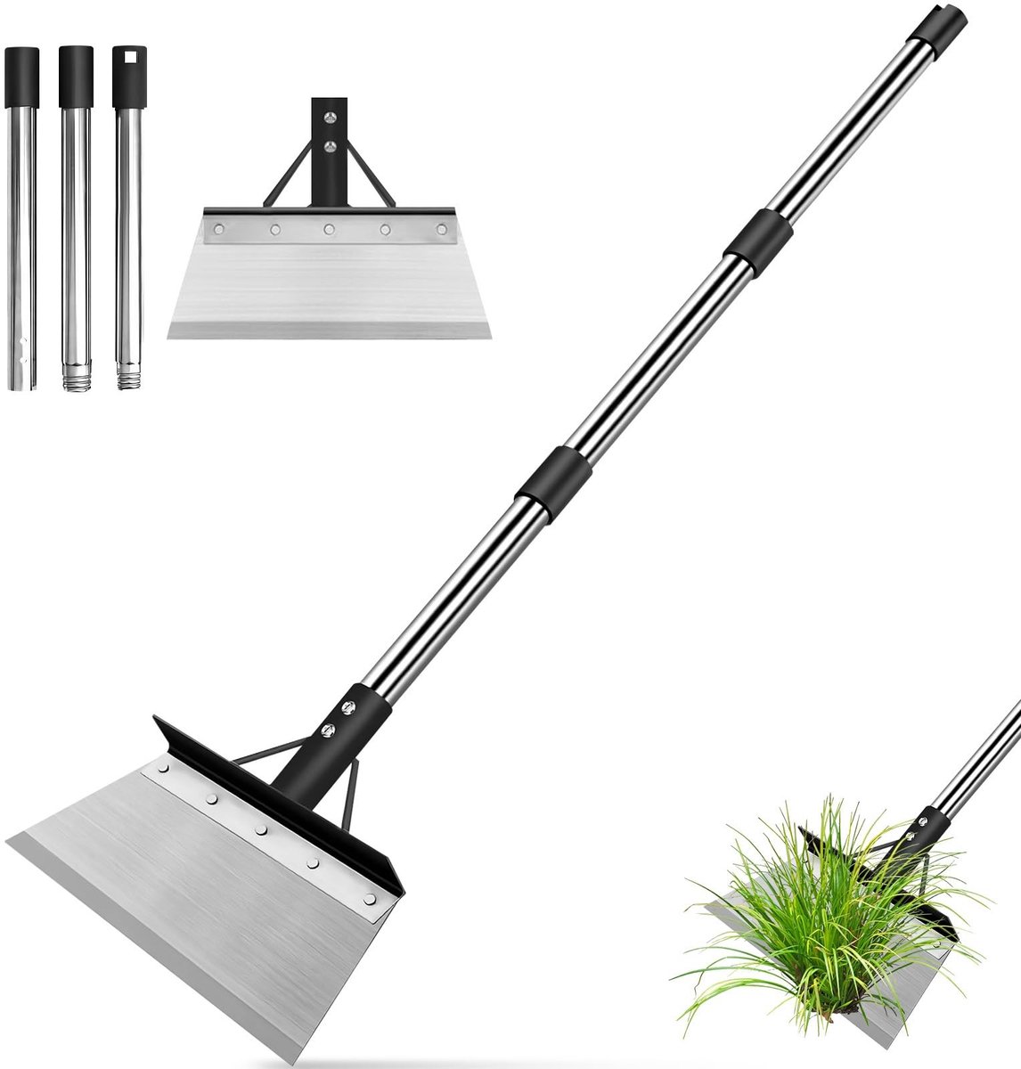 Dailygoods - Multifunctionele Tuinschep 120cm - Perfect voor Onkruid en Buitenreiniging