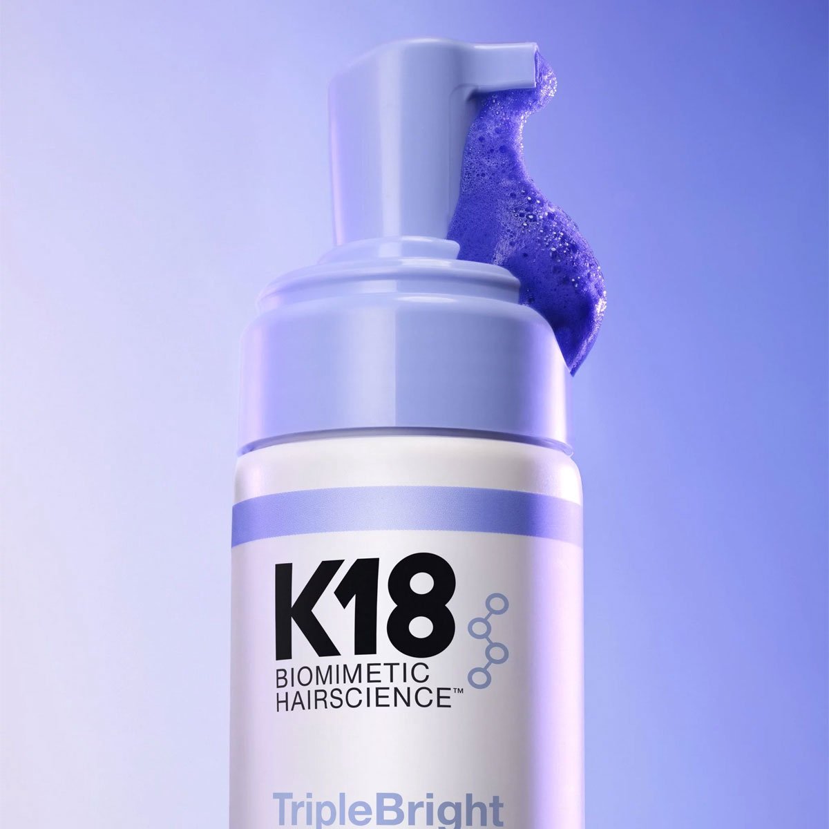 K18 TripleBright oxidation defende purple shampoo