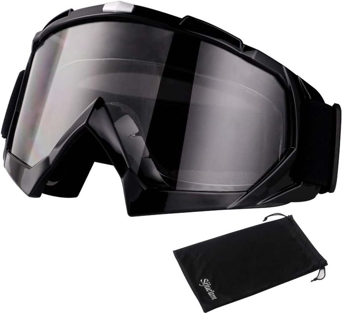 Thijox - Motorbril Skibril UV Veiligheidsbril Anti-Mist Dubbele Lens Outdoor Activiteiten Skiën Fietsen Snowboarden Wandelen