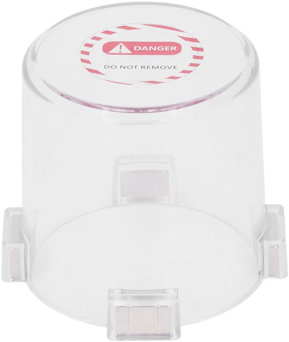 Dailygoods- Noodstopknopdeksel Magnetisch - Vlamvertragend - Beschermhoes - Drukschakelaarknop - Erosiebestendig - Eenvoudige installatie - Drukknopafdekking