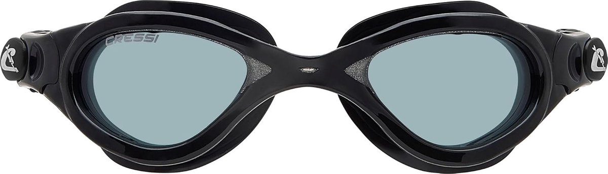 Thijox - Premium Zwembril voor Heren - Cressi Flash Goggles - 100% Anti UV - Comfortabele Pasvorm - Perfect voor Zwemmen, Duiken en Watersport - 1-Pac