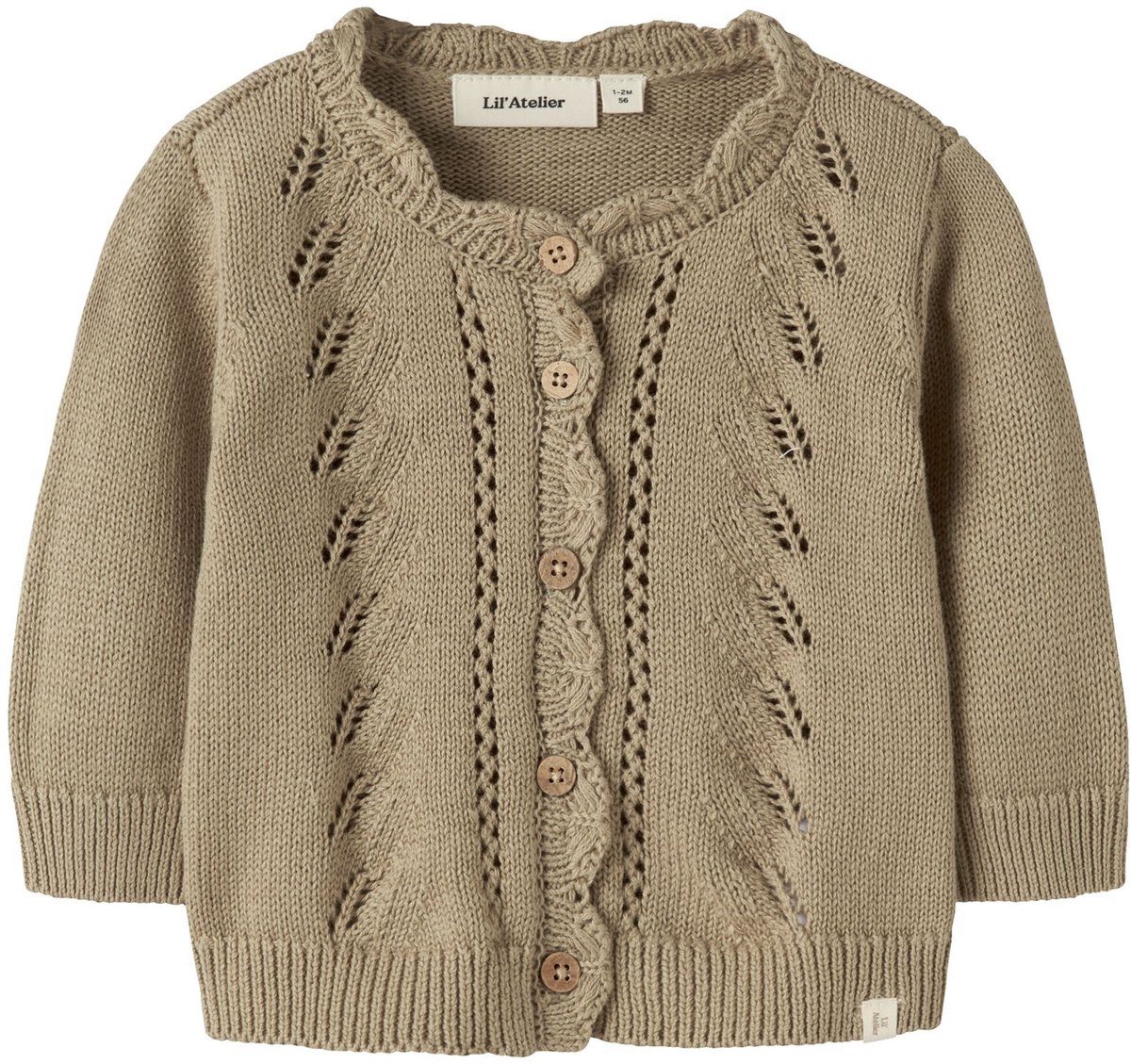 Lil' Atelier Baby Vest gebreid