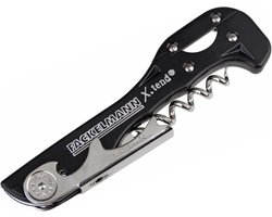 Thijox - Kelner Kurkentrekker X-TREND - Wijnflesopener met Foliesnijder en Flesopener - Multifunctioneel Keukenaccessoire - Ideaal voor Feestjes, Camp