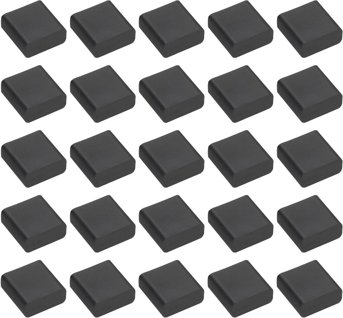 USB Poort Afdekking - Siliconen Stekkers - Stofvrij Houden - Zacht Duurzaam Materiaal - 40 Stuks - Zwart