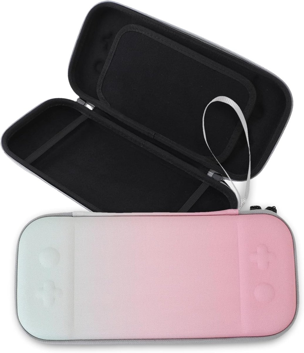 Draagbare Hardcase voor Nintendo Switch, Beschermende Reiszak met 12 Game Cartridges en Schaalfunctie, Ideaal voor Gamers