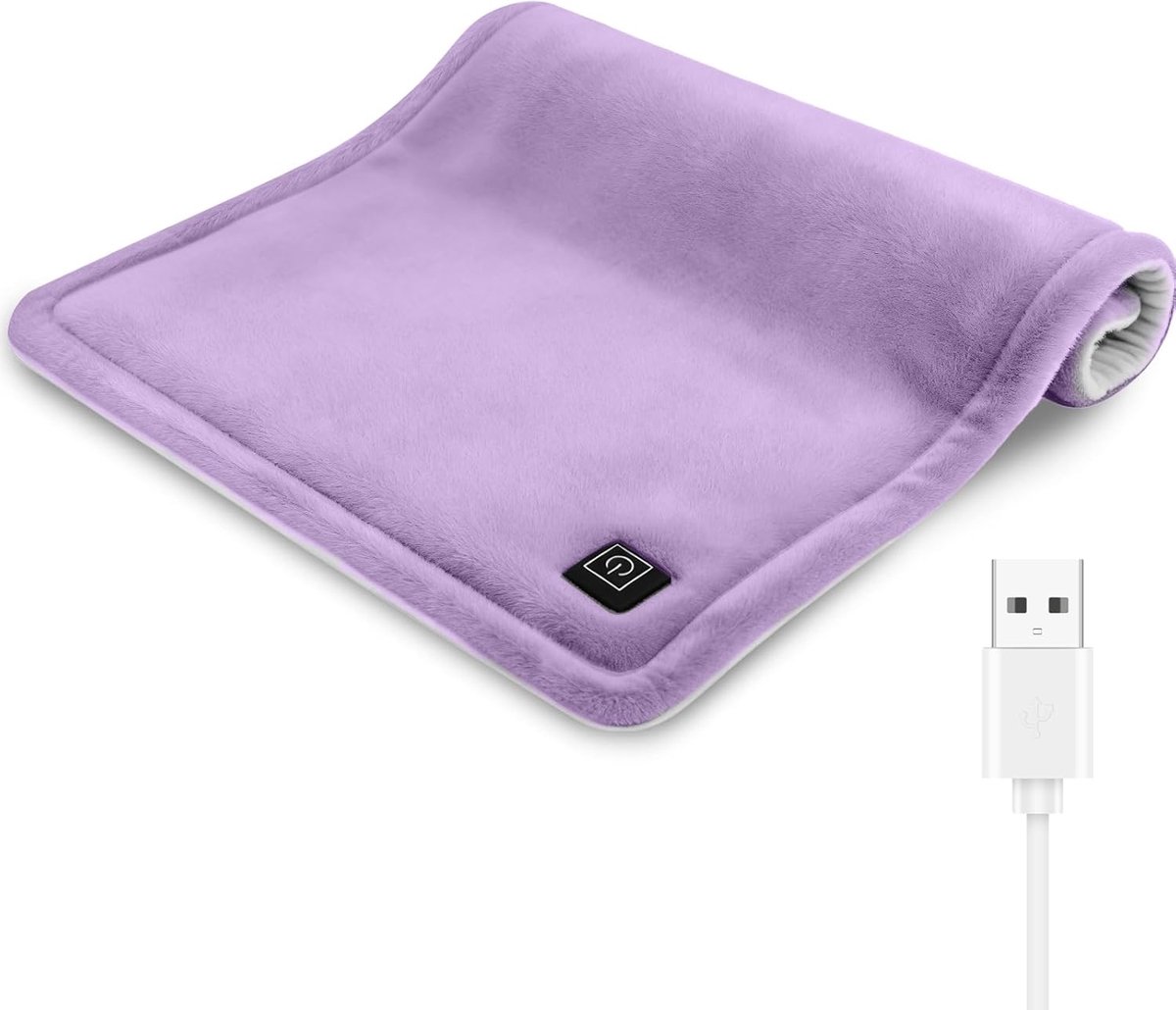 Thijox - USB-verwarmingskussen 5V voor Pijnverlichting - 3 Warmtestanden, Automatische Uitschakeling, Ideaal voor Buikkrampen (40 x 30 cm) - Niet Opla