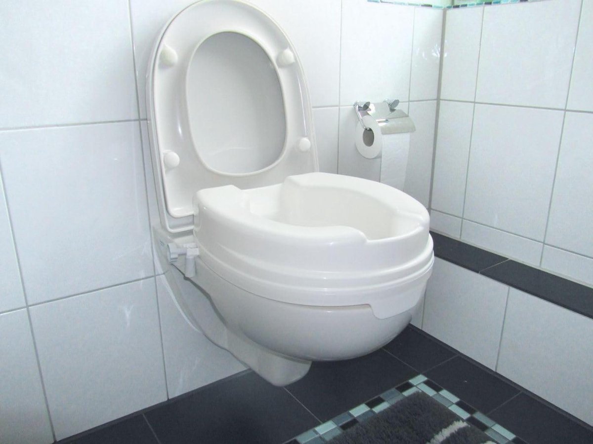 Toiletbrilverhoger - Zitverhoger - Comfortabel Zitten - Universele Pasvorm - 10 cm Verhoging - Wit