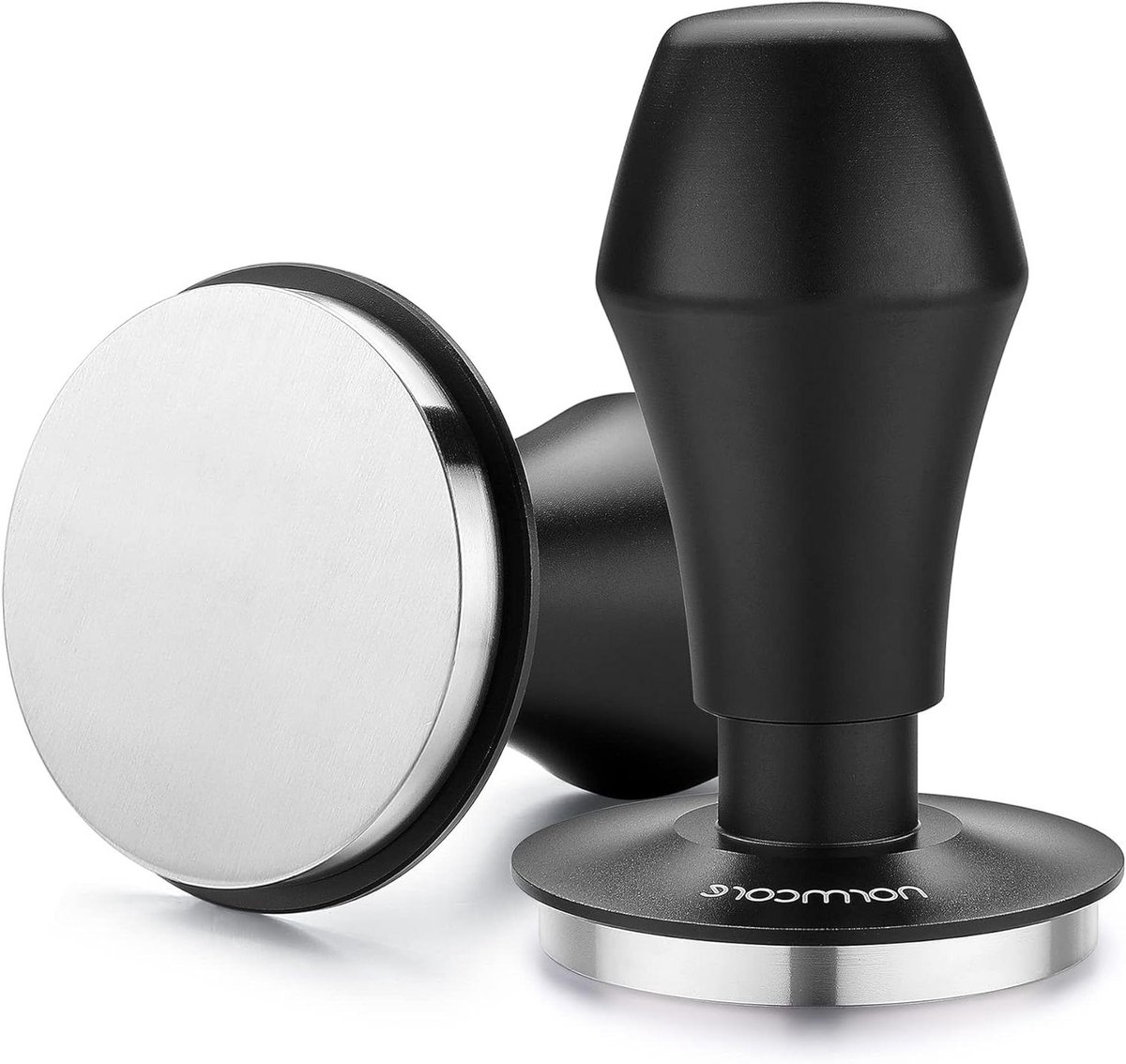 Koffie Tamper Espresso Drukker Perfect Koffie Zetten Verstelbare Veerdruk 58.5 mm Zwart