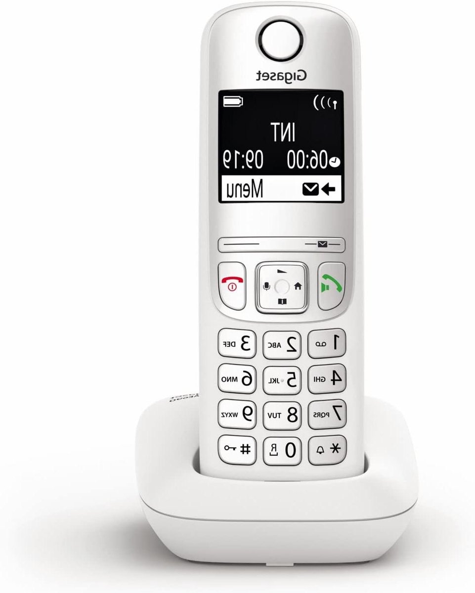 Draadloze Telefoon - Huistelefoon - Bellen Thuis - Groot Kleurenscherm - 60 x 60 x 85 cm - Wit