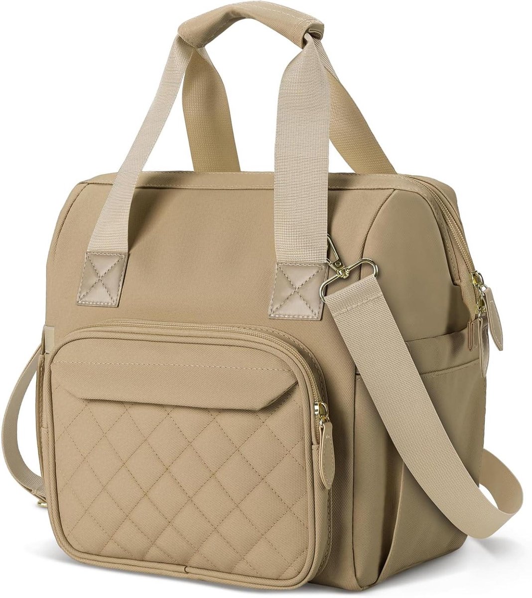 Koeltas Lunch - Isolatie Tas - Eten Vers Houden - Ruim Hoofdvak - 30 x 21 x 32 cm - Grijs