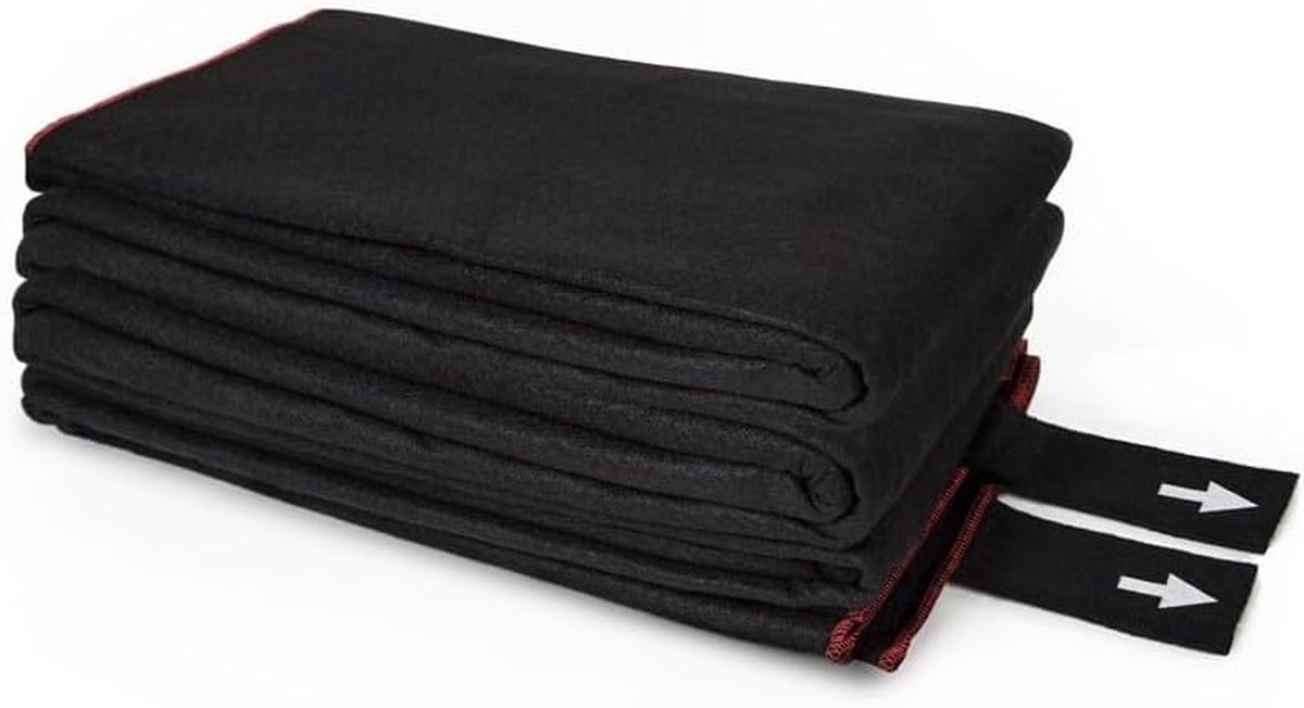 Brandblusdeken Textiel - Nooddeken Vuur - Kleine Branden Blussen - Zacht Huidvriendelijk Materiaal - Diverse Maten - Grijs