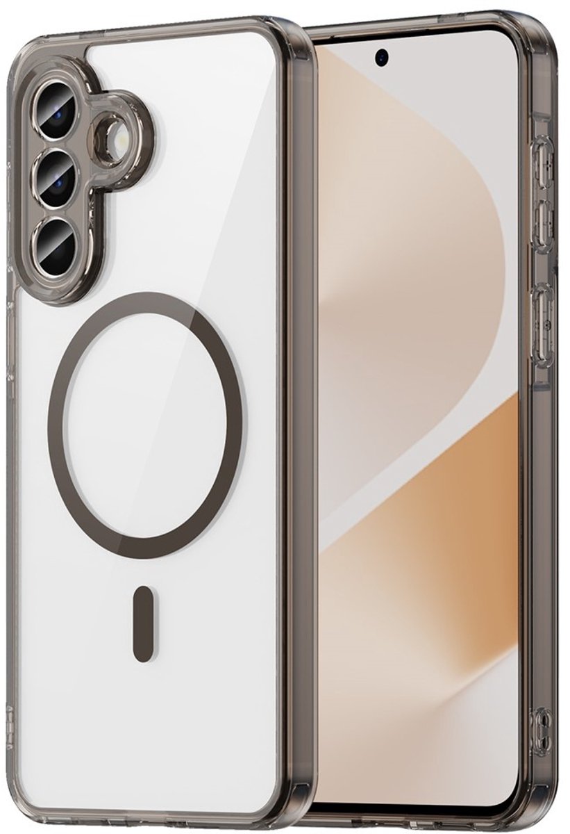 Coverup Hoesje - Geschikt voor Samsung Galaxy A57 Hoesje - Coverup Clear TPU Back Cover - MagSafe Compatible - Zwart