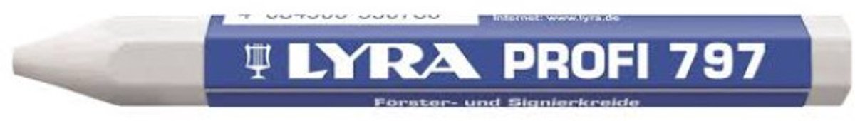 Lyra woud markeerkrijt wit
