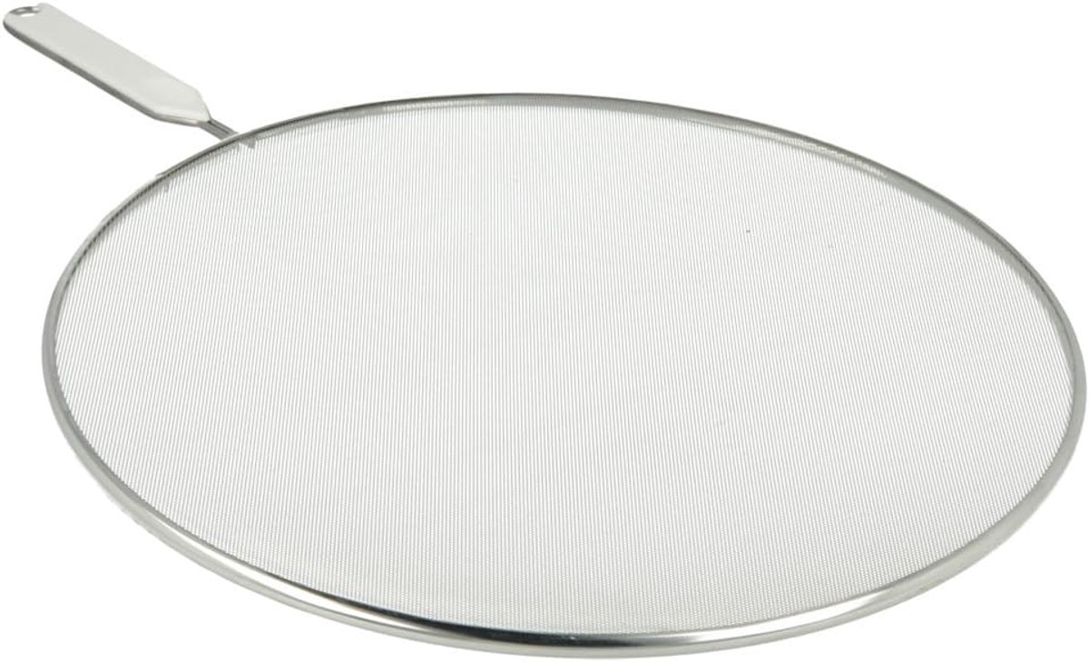 SnelShoppen - Aluminium Spatscherm 33 cm Keukengerei - Keukenaccessoire, Spatscherm voor Pannen, Veilig Koken, Ideaal voor Bakken en Braden, Keukenger