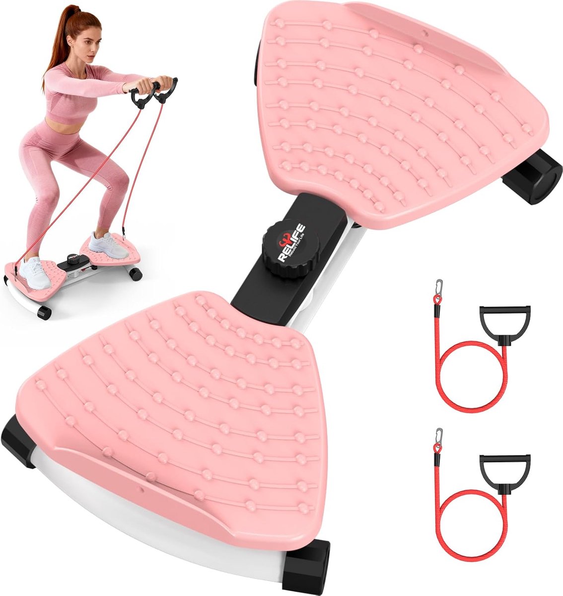 SnelShoppen - Waist Twister Disc Board Buikspiertrainer Heupdraaier Sportapparaat voor Thuis - Kern Training Power Twist Fitnessapparaat - Tot 136KG -
