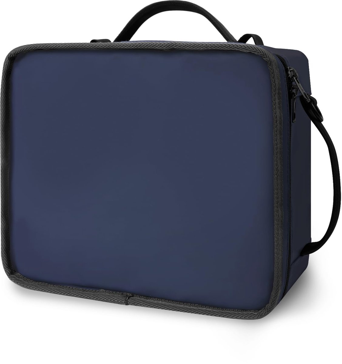 Dailygoods - Grote Capaciteit Geïsoleerde Lunchkoeler - Herbruikbare Koeltas - Waterbestendig - Marineblauw - Voor 12 Blikjes - Lichtgewicht en Duurzaam