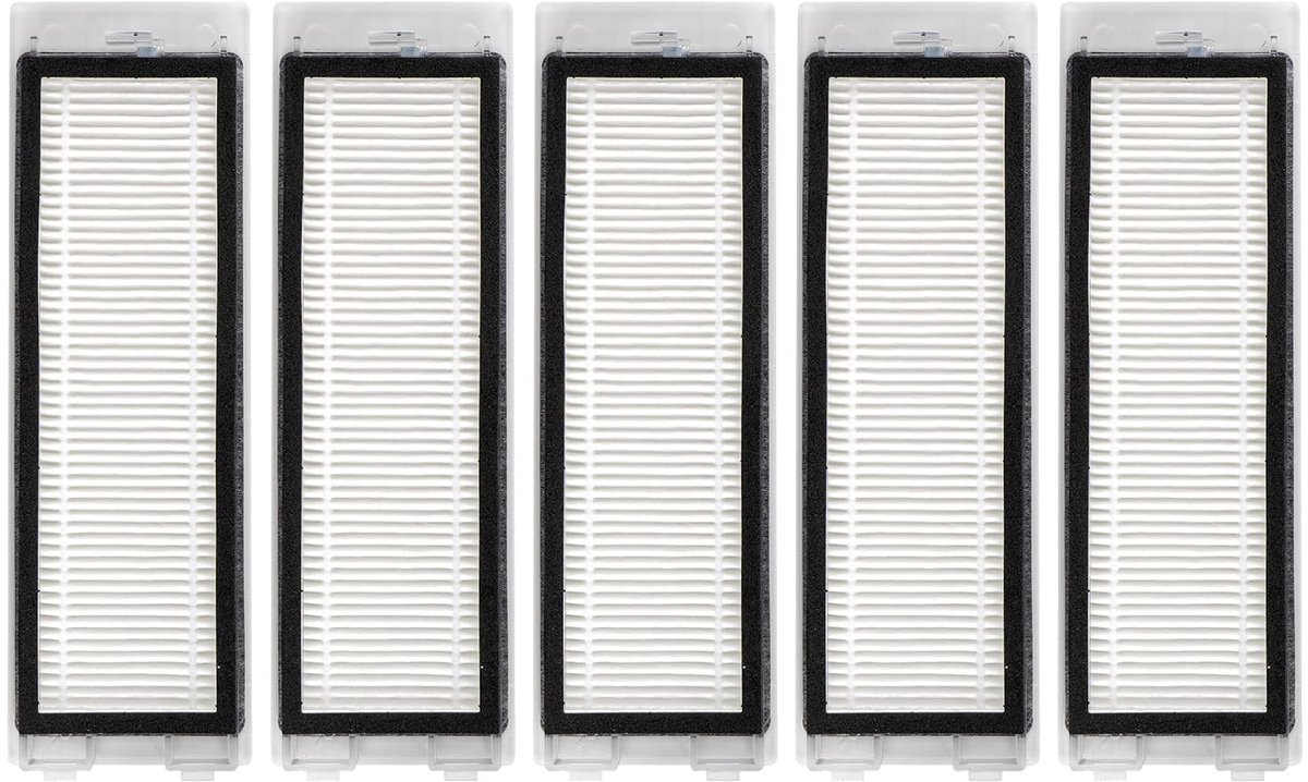 Dailygoods- HEPA-filter Vervanging - 5 Pack - Compatibel met Roborock Q Revo - Filters Accessoires Kit - Hoogwaardige Filtratie - Efficiënte Stofopvang - Stofzuigerfilter