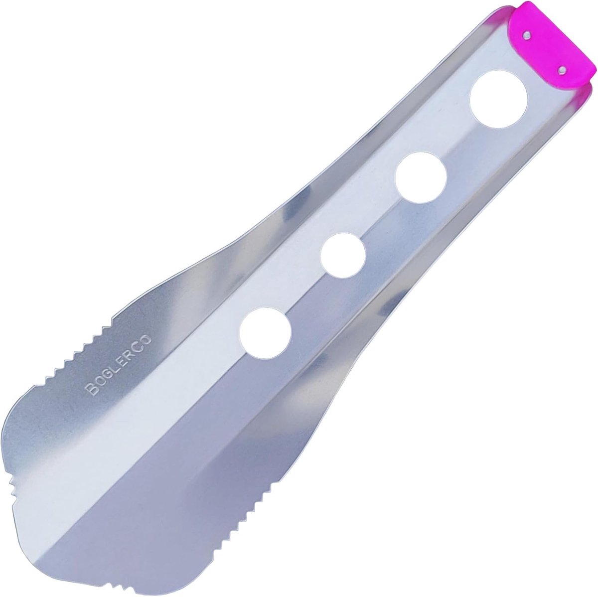 Thijox - Ultralichte schep voor kamperen en wandelen (13,5 g) - Handgemaakt, paars, compact en betrouwbaar voor outdoor avonturen